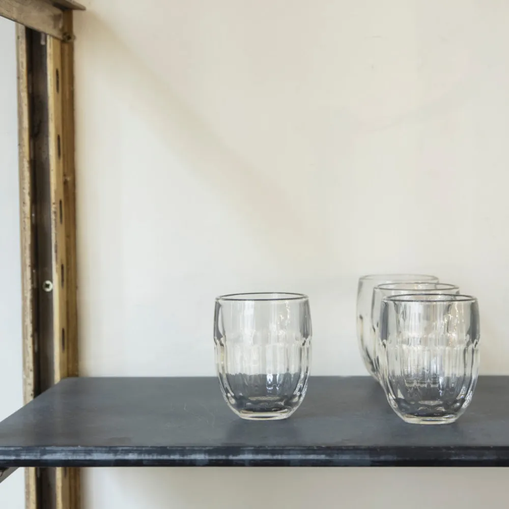 115 LA ROCHERE Verre à eau en verre pressé - Coteau
