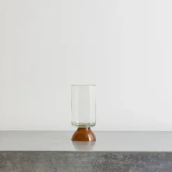 2981 Q DE BOUTEILLES Verre à pied - Transparent & Marron