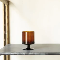 1020 MANSES DESIGN Verre à vin Ambre