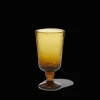 1108 SALAHEDDIN Verre à vin en verre soufflé - Ambre