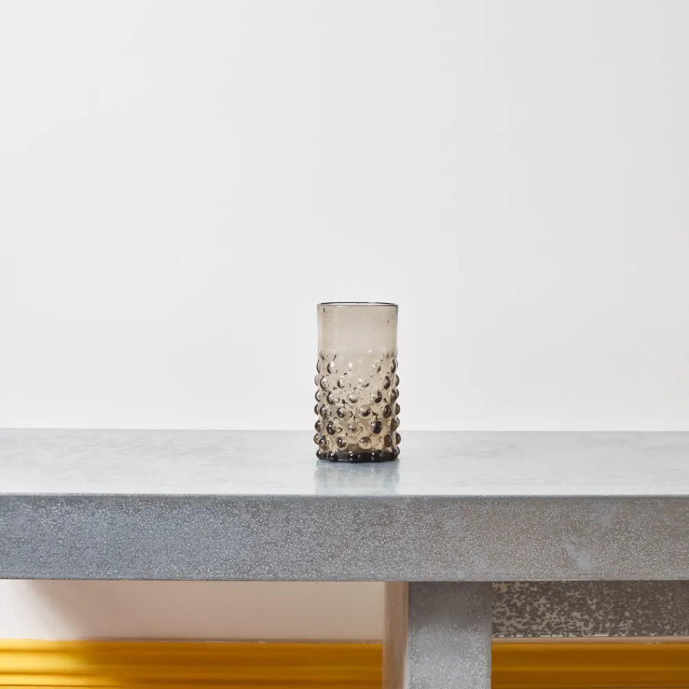 1108 SALAHEDDIN Verre Bulles en verre soufflé - Gris
