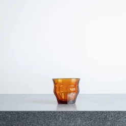 1417 ENSEMBLE LONDON Verre Tipsy - Ambre