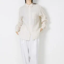 Women Vlas Blomme - Chemise Heritage 60 - Ecru