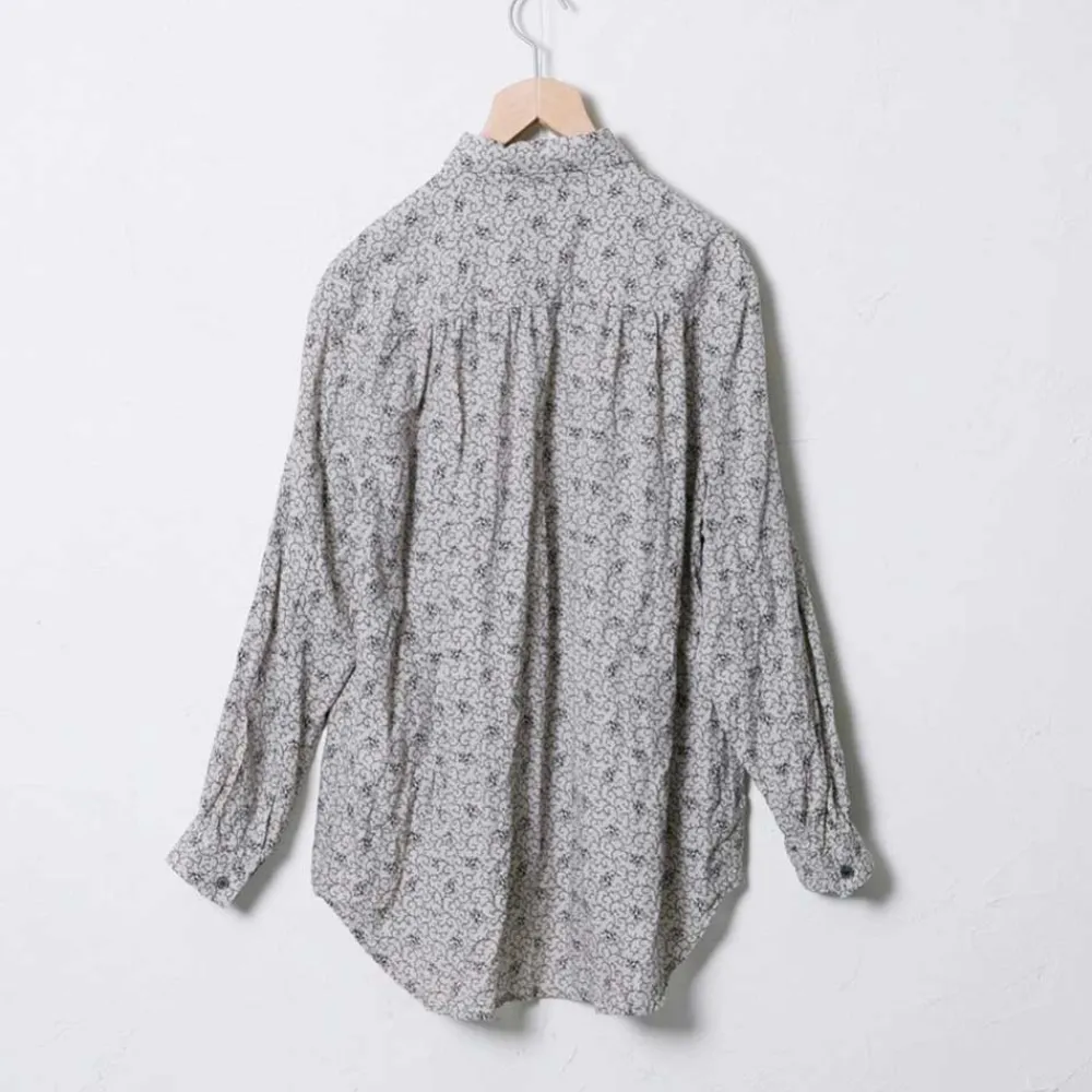 Women Vlas Blomme - Chemisier Arabesque - beige