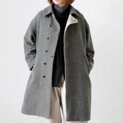 Women Vlas Blomme - Manteau doux - Gris