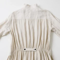 Women Vlas Blomme - Robe vintage - Beige