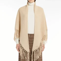 Women WEEKEND MAX MARA - Châle triangulaire Tornado - Beige
