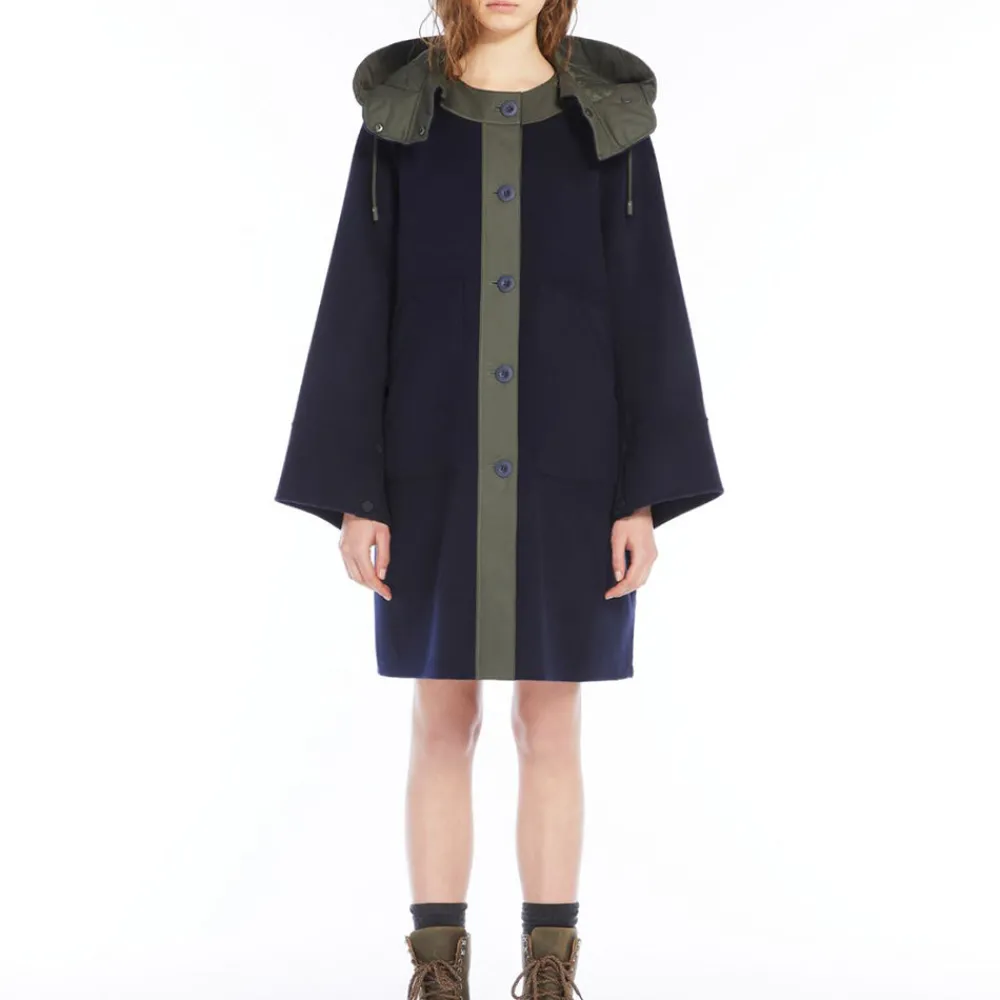 Women WEEKEND MAX MARA - Manteau Matelassé - Bleu