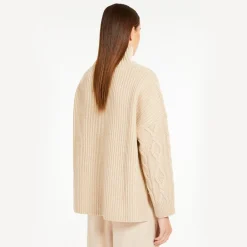 Women WEEKEND MAX MARA - Pull à col roulé Veneto - Sable