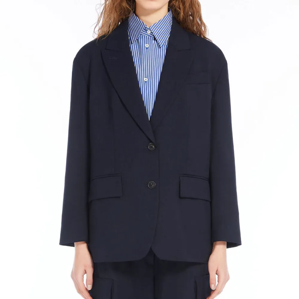 Women WEEKEND MAX MARA - Veste Quadro - Bleu