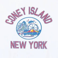 WILD DONKEY - Sweat Coney Island - Blanc