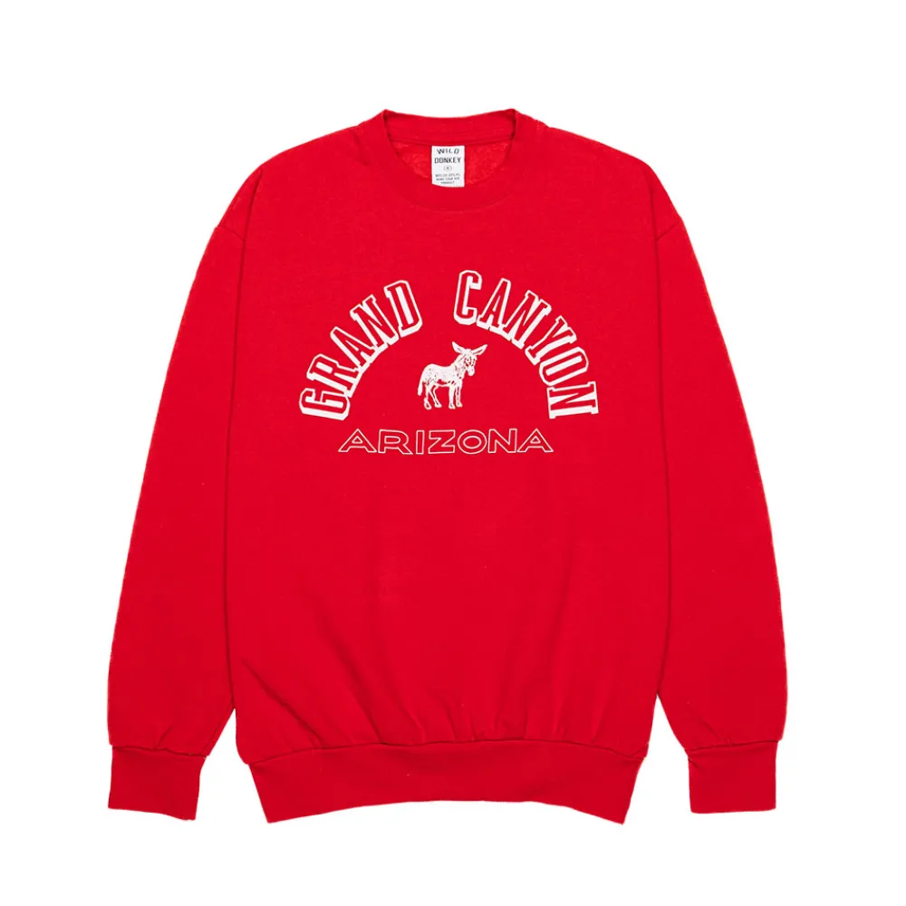 WILD DONKEY - Sweat Grand Canyon - Rouge