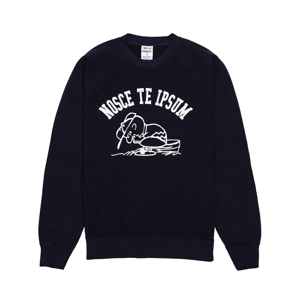 Women WILD DONKEY - Sweat Ipsum - Noir