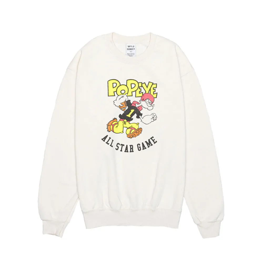 WILD DONKEY - Sweat Popeye - Naturel