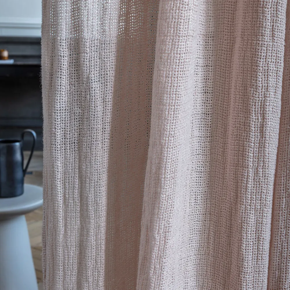 200 LINTEX Woven linen voile - Pink Beige