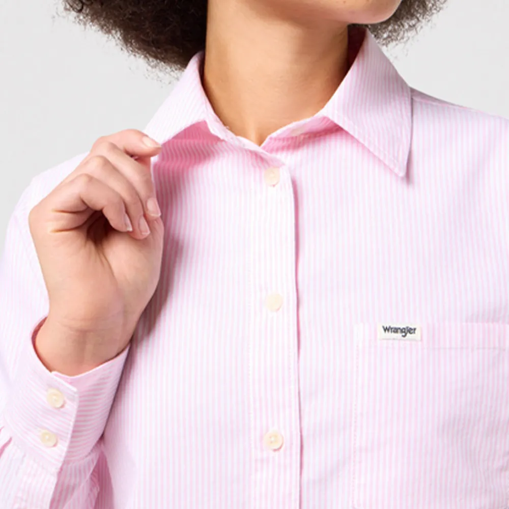 Women WRANGLER - Chemise Rayée - Rose