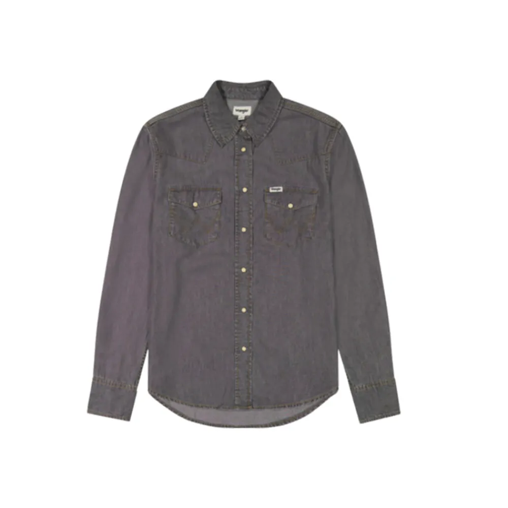 Women WRANGLER - Chemise Regular - Gris