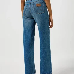 Women WRANGLER - Jeans Loose Straight- Bleu