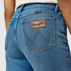 Women WRANGLER - Jeans Loose Straight- Bleu