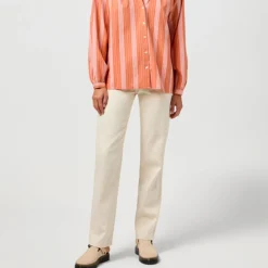 Women WRANGLER - Jeans Sunset - Ecru