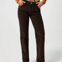 Women WRANGLER - Jeans Sunset - Marron