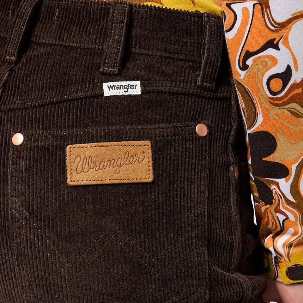 Women WRANGLER - Jeans Sunset - Marron