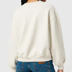 Women WRANGLER - Sweat Oversize - Blanc Vintage