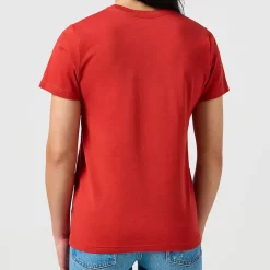 Women WRANGLER - T-Shirt Graphic - Rouge