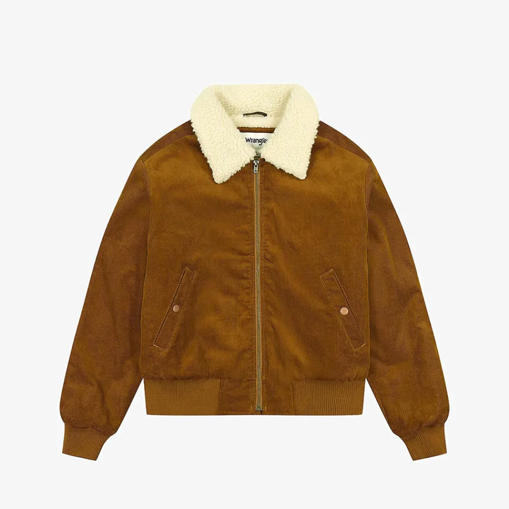 Women WRANGLER - Veste Aviateur - Marron