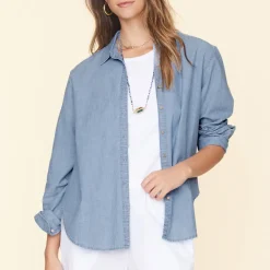 Women Xirena - Chemise Beau - Dusty Blue