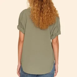 Women Xirena - Chemise Channing - Vert Militaire
