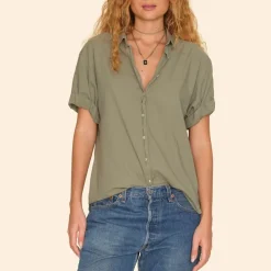 Women Xirena - Chemise Channing - Vert Militaire