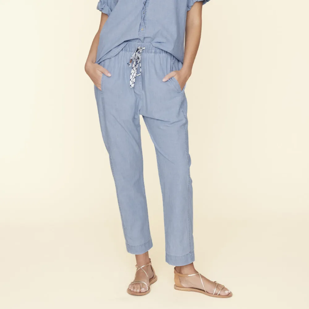 Women Xirena - Pantalon Draper - Dusty Blue